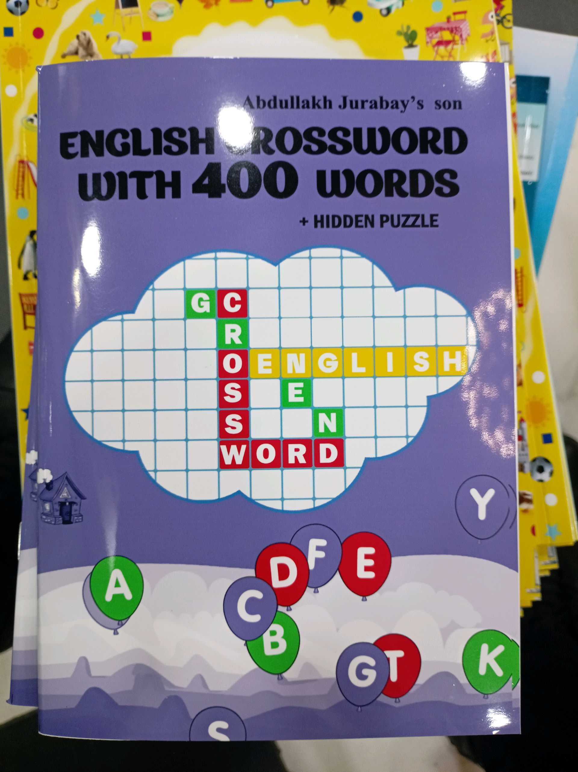 english crossword with 400 Words